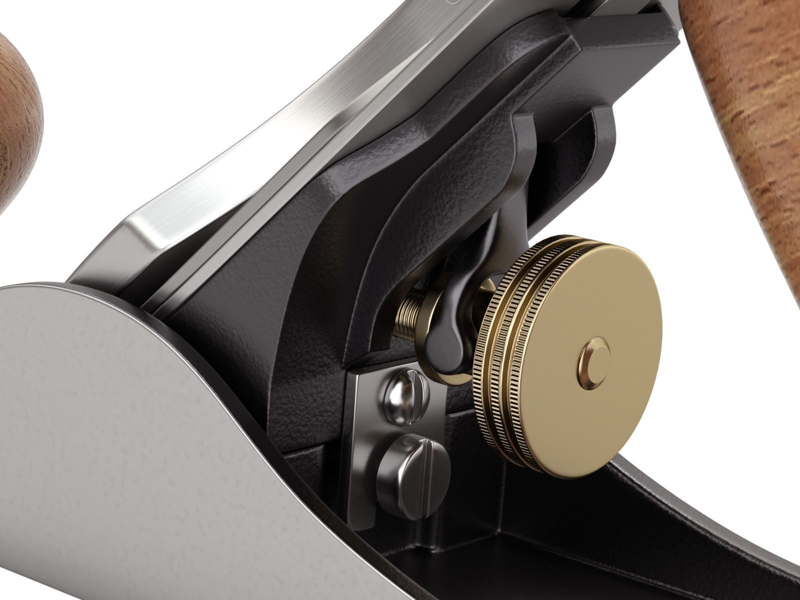 Wood Plane 3D model_5