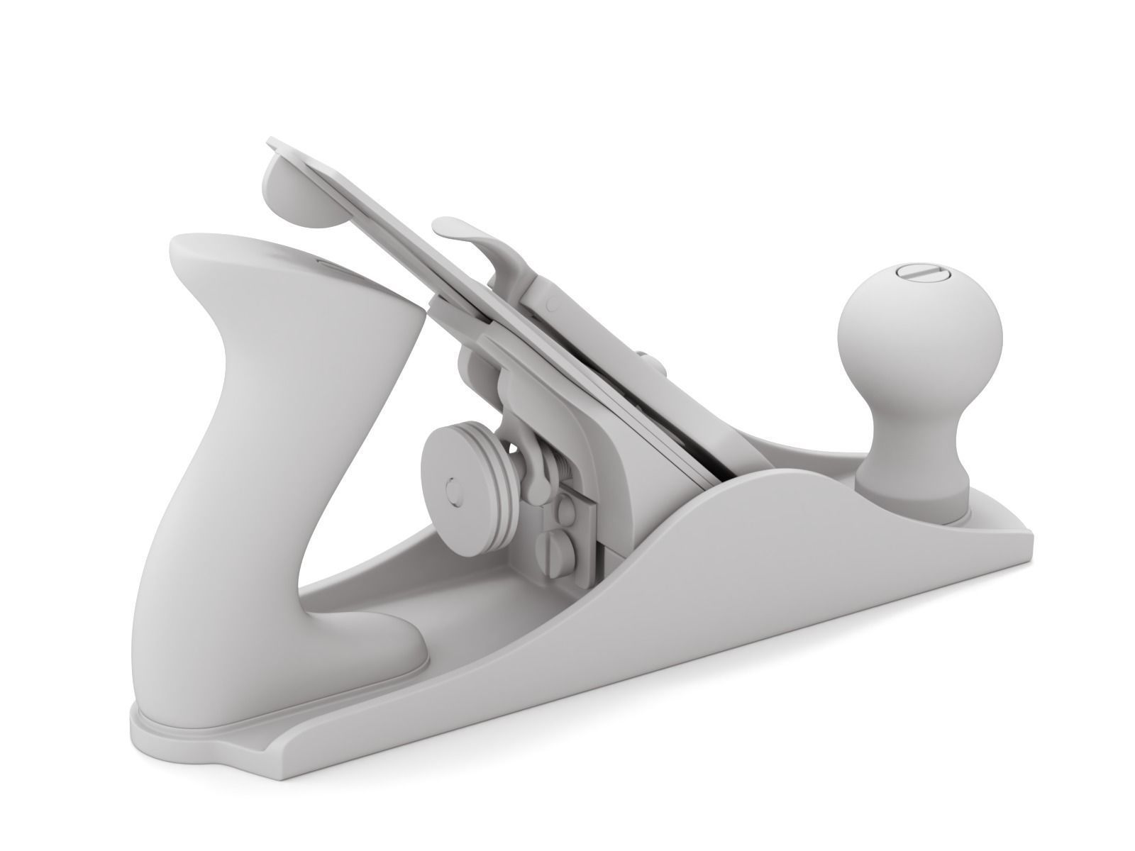 Wood Plane 3D model_11