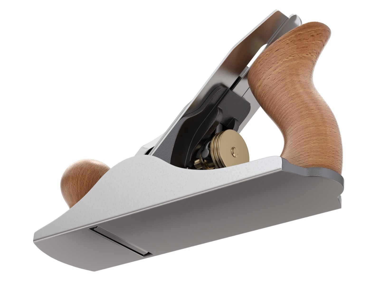 Wood Plane 3D model_6