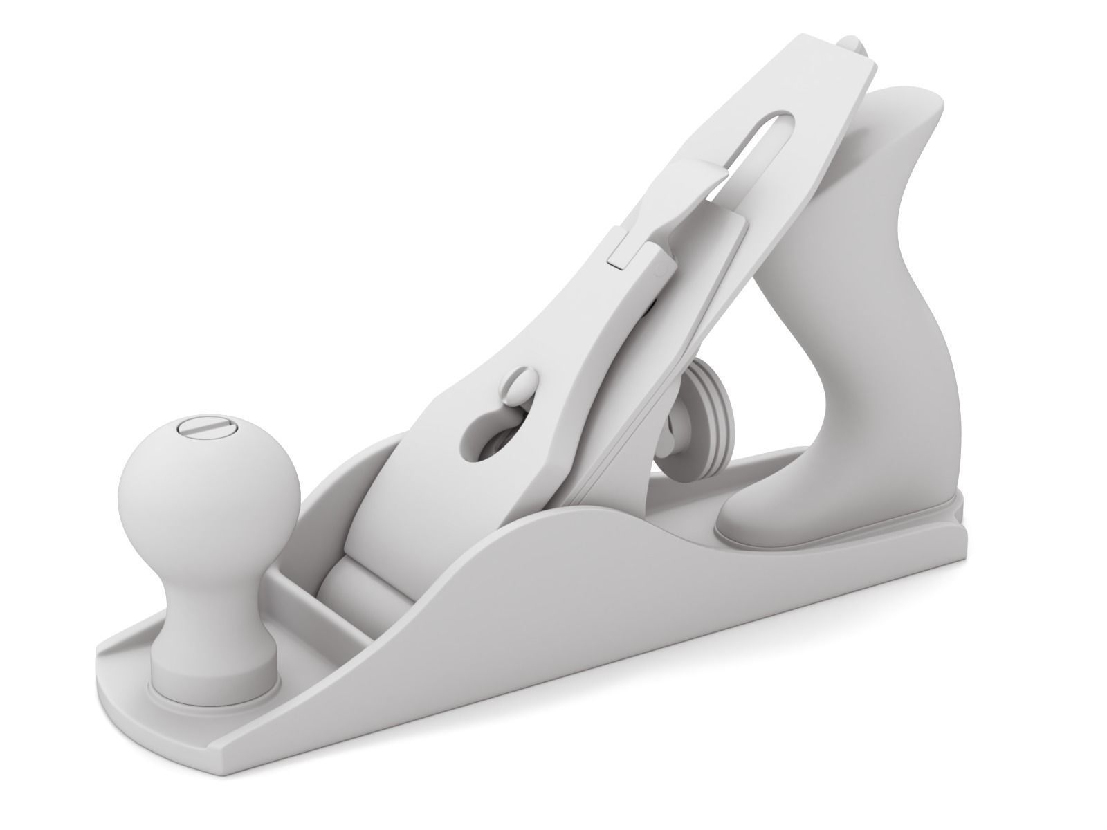 Wood Plane 3D model_10