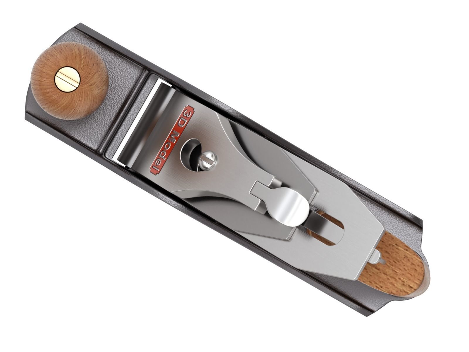 Wood Plane 3D model_8