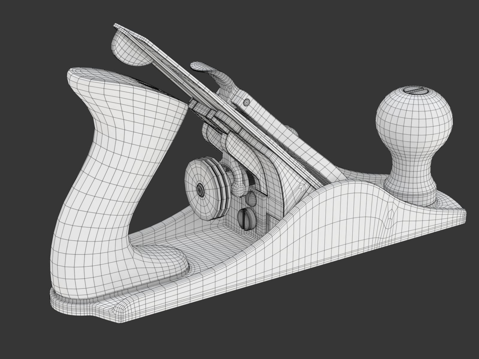 Wood Plane 3D model_28