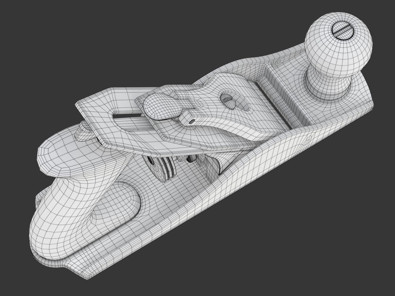 Wood Plane 3D model_29