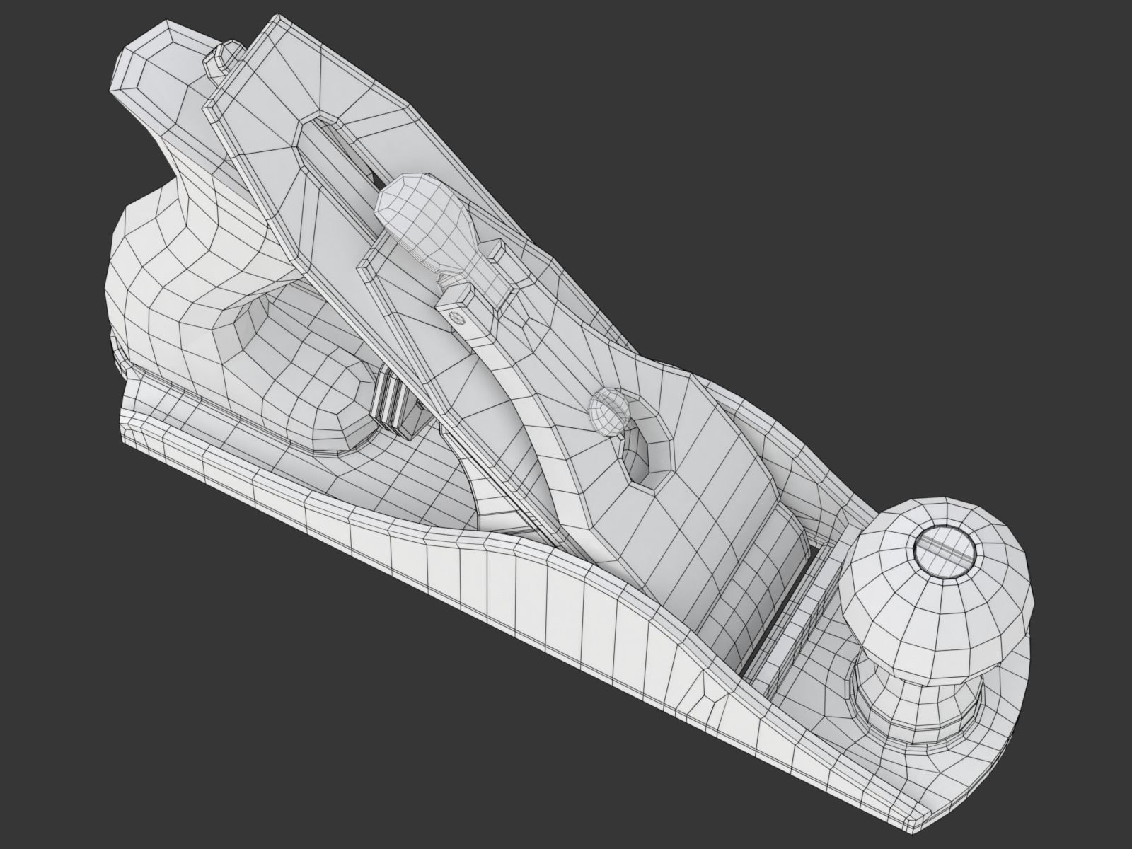 Wood Plane 3D model_26