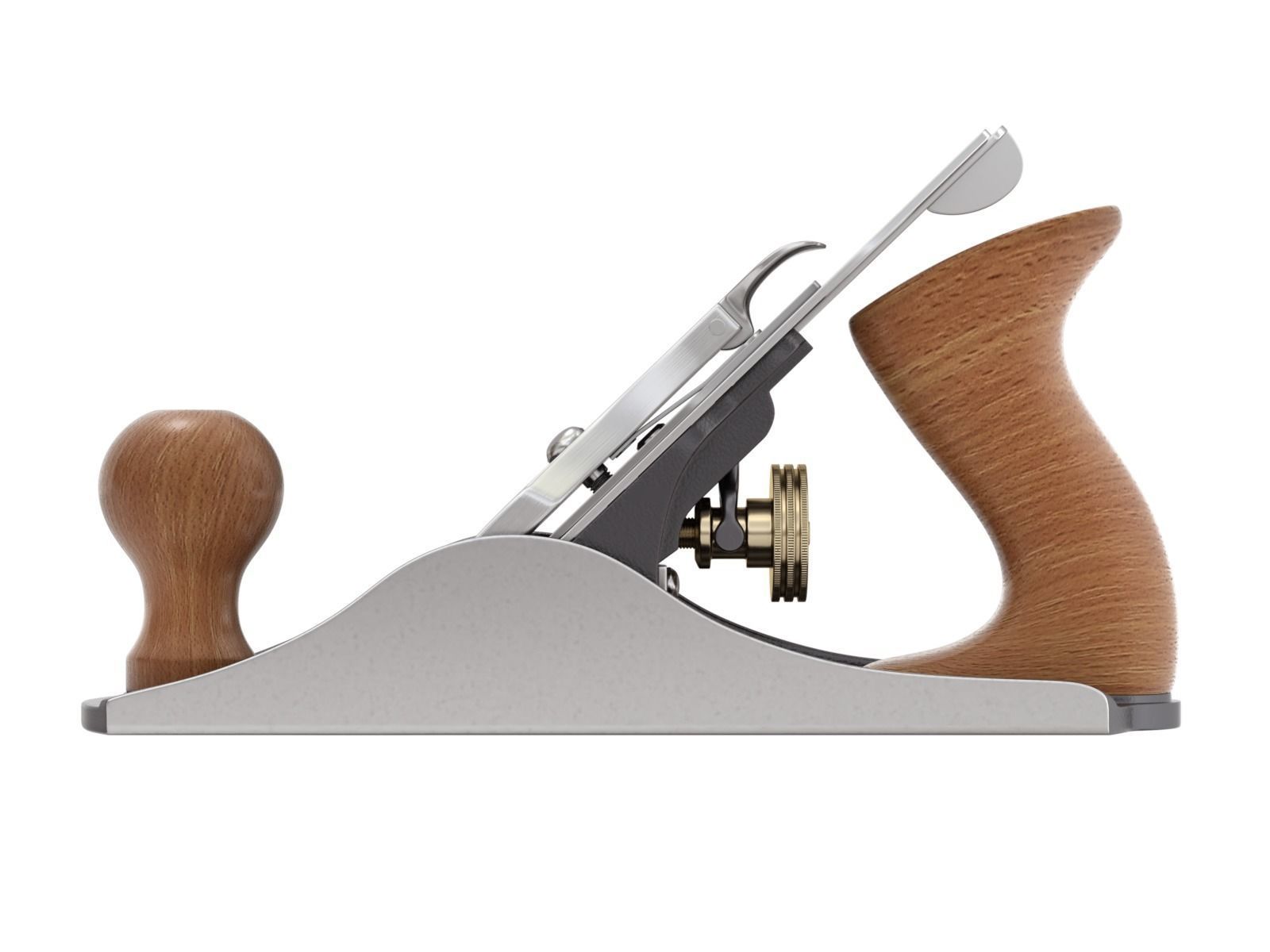 Wood Plane 3D model_7