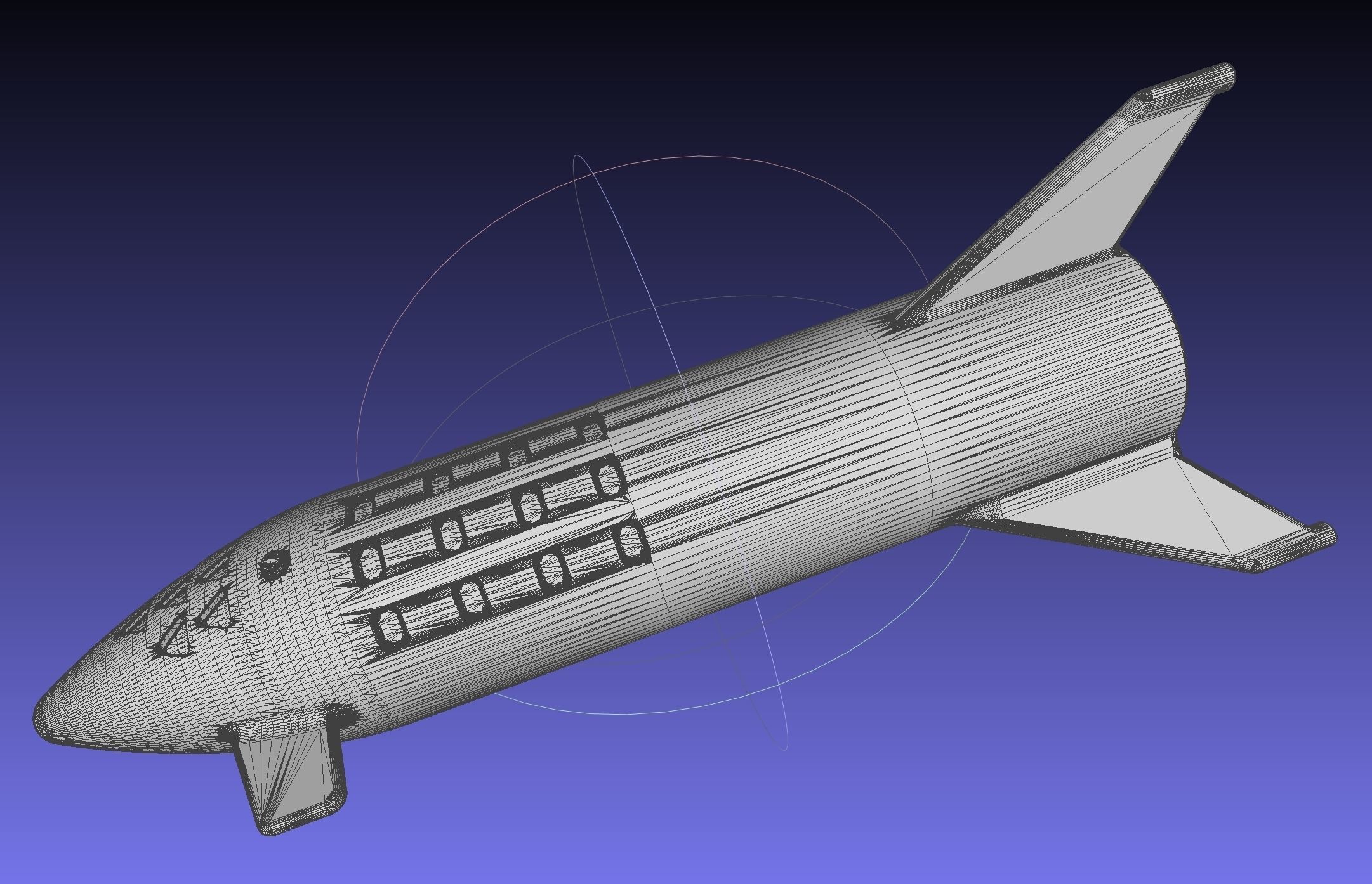 Space X BFR Starship Film Canister Rocket Printable Toy 3D print model_17