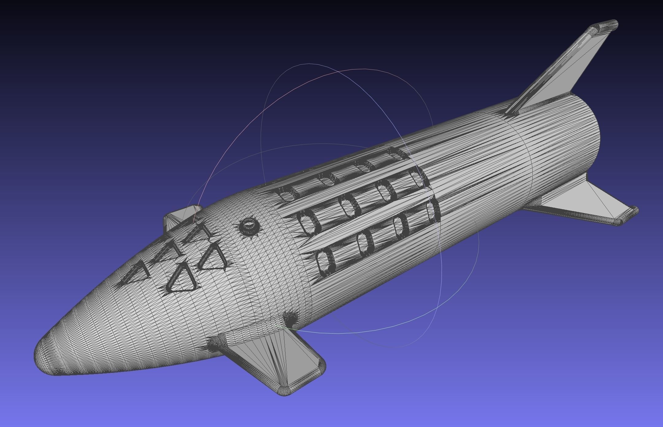 Space X BFR Starship Film Canister Rocket Printable Toy 3D print model_9