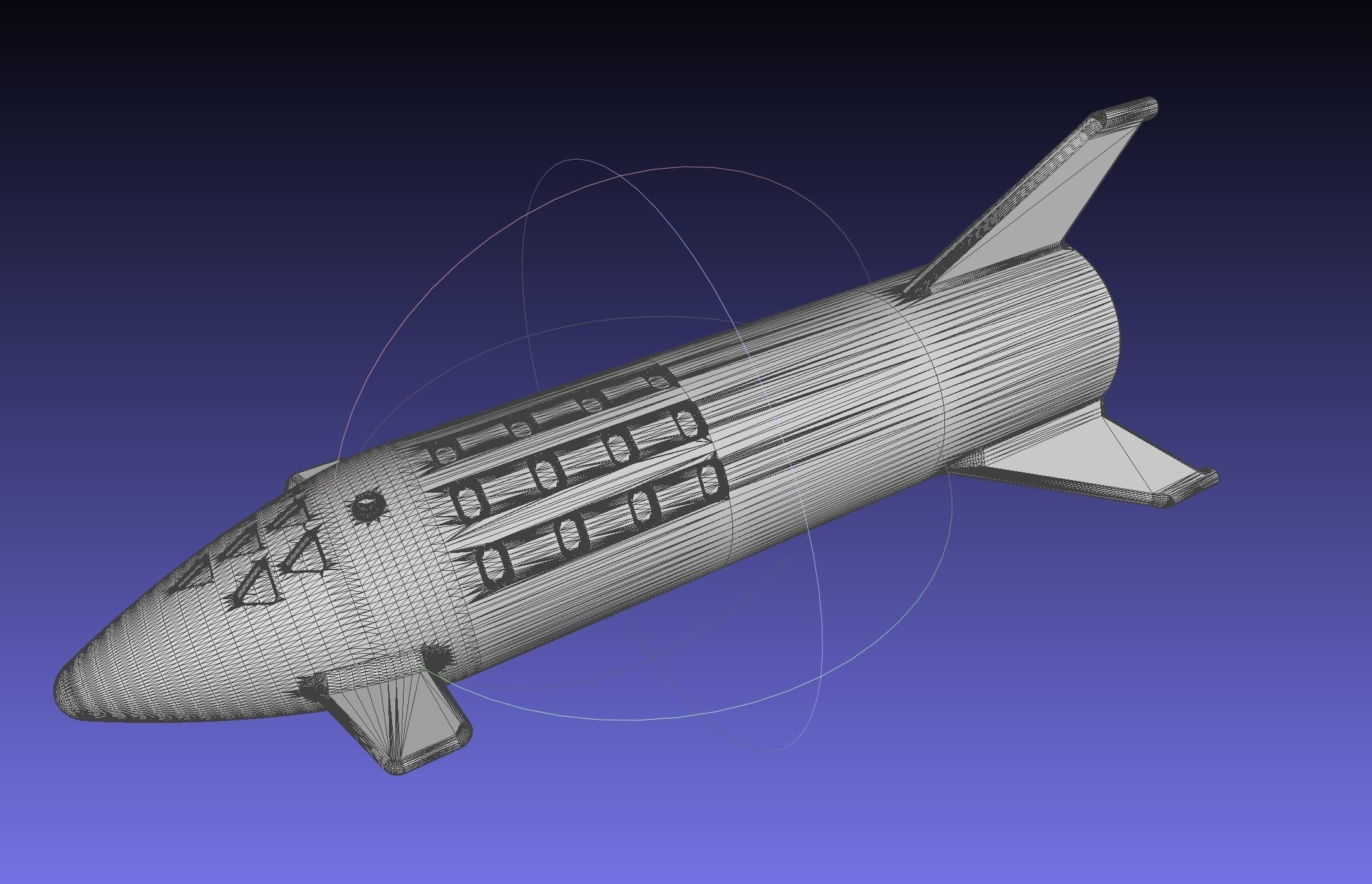 Space X BFR Starship Film Canister Rocket Printable Toy 3D print model_11