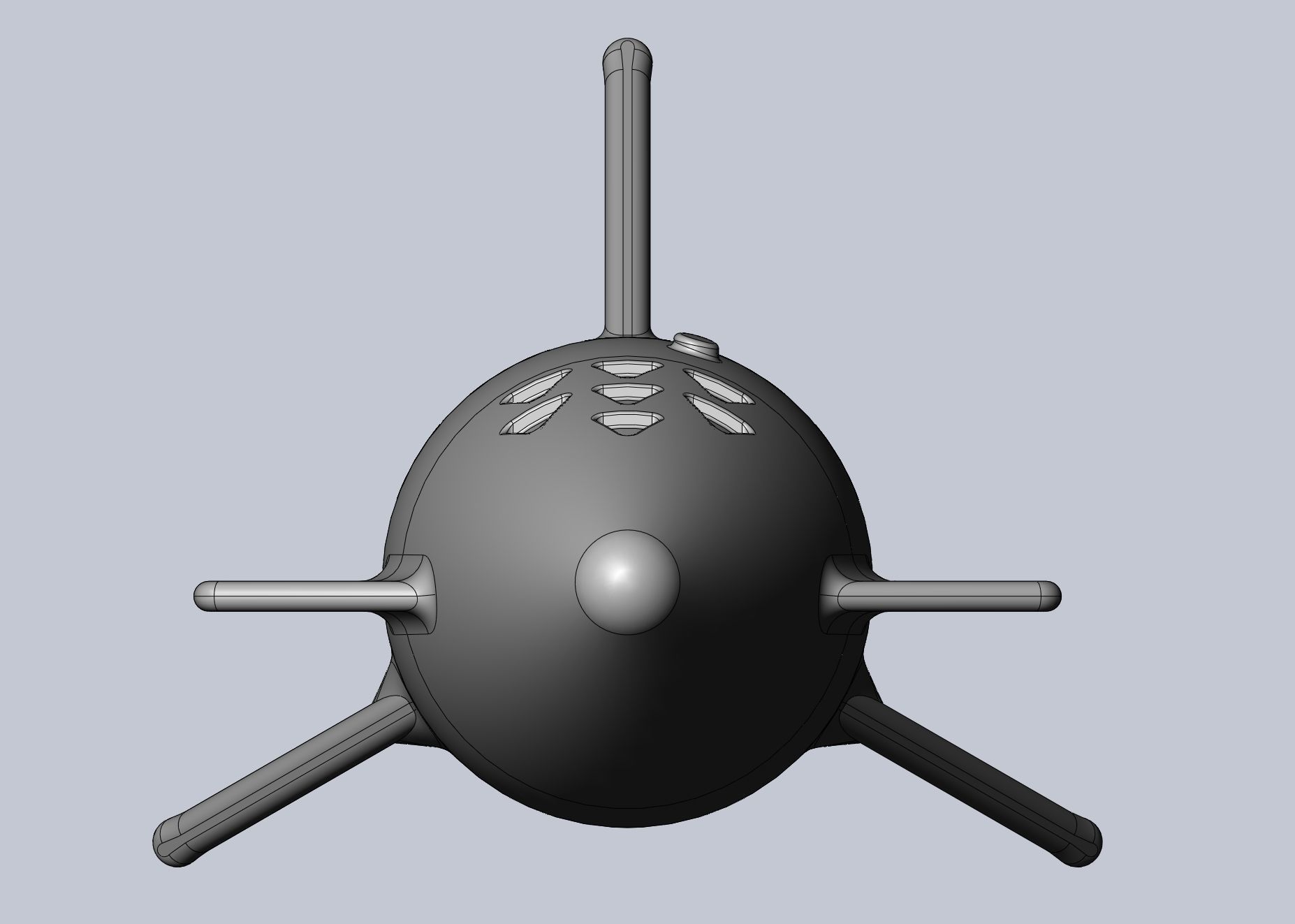 Space X BFR Starship Film Canister Rocket Printable Toy 3D print model_24