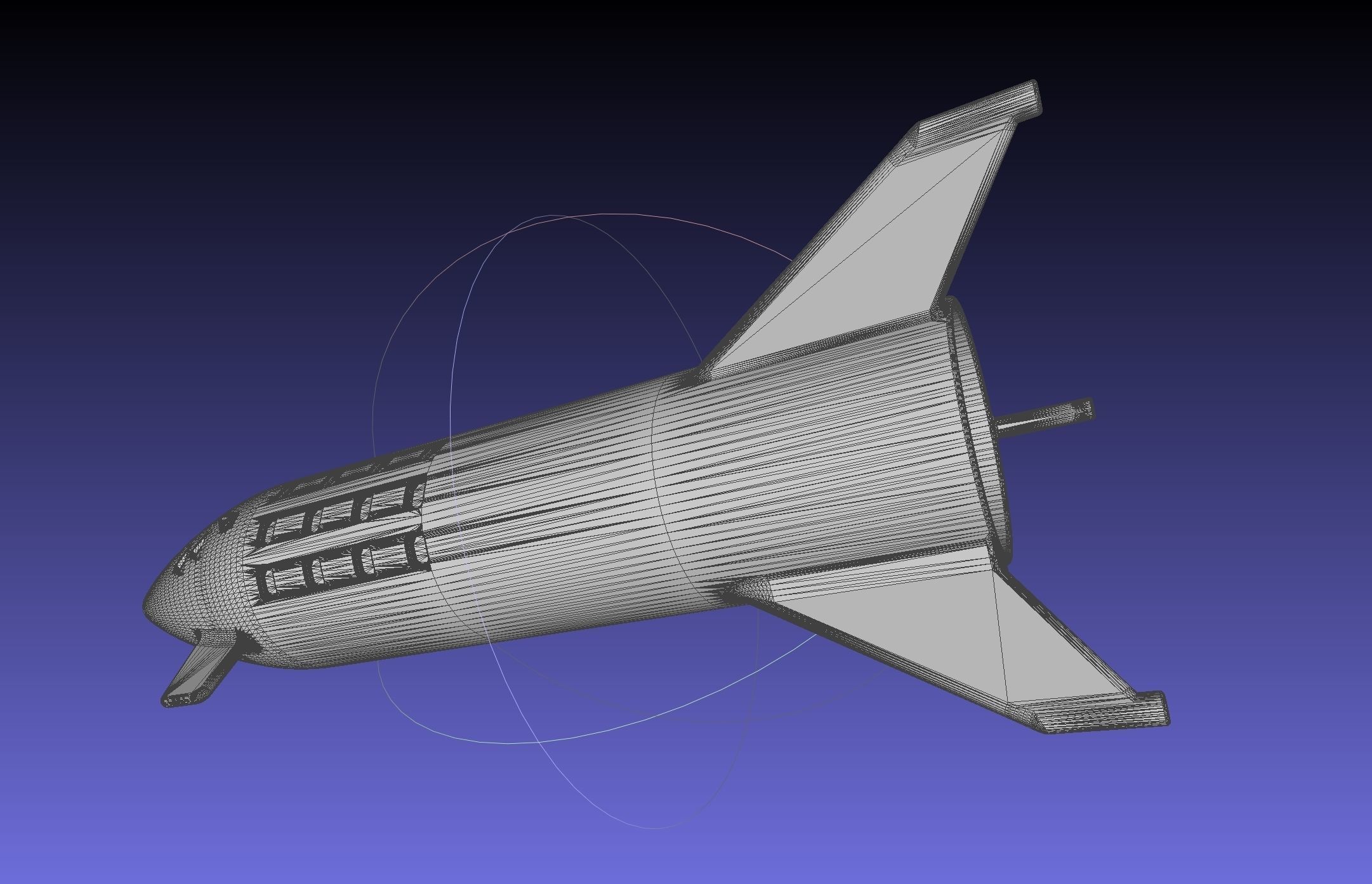Space X BFR Starship Film Canister Rocket Printable Toy 3D print model_12