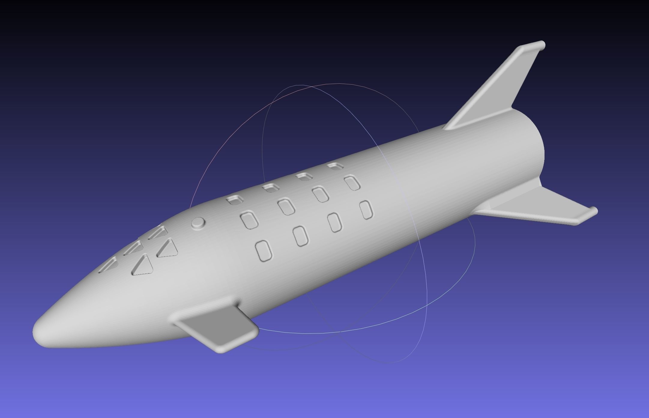Space X BFR Starship Film Canister Rocket Printable Toy 3D print model_15