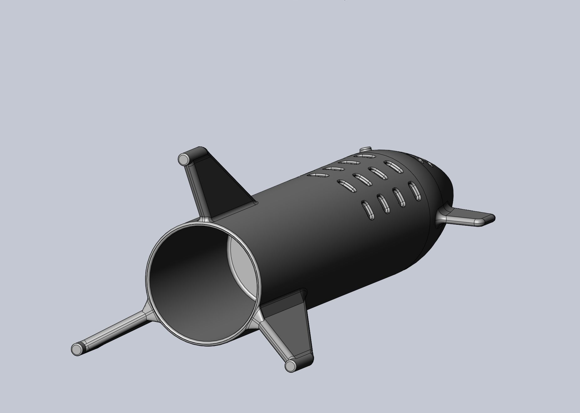 Space X BFR Starship Film Canister Rocket Printable Toy 3D print model_26