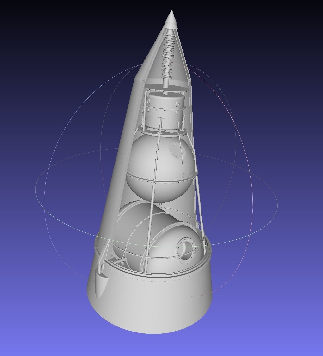 Early Satellites And Spaceprobes Printable Miniatures 3D Model Collection_52