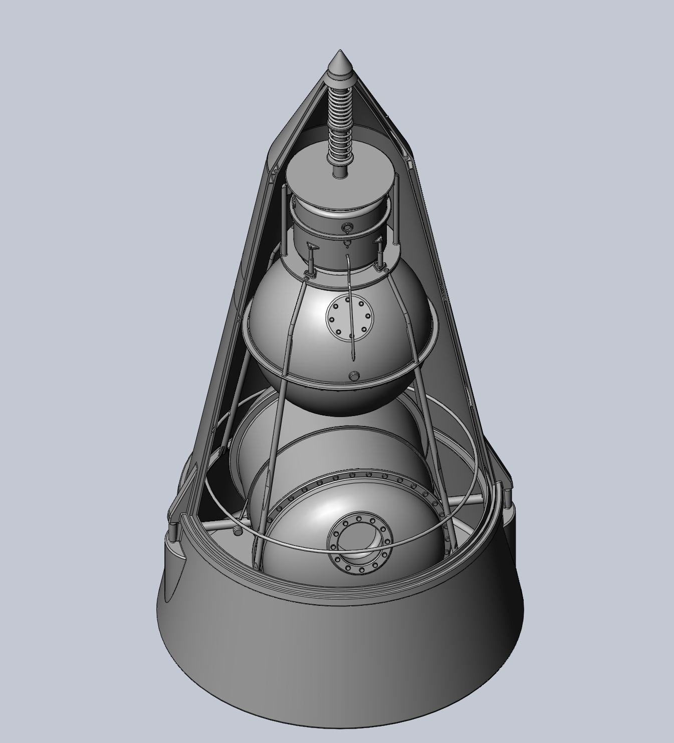 Early Satellites And Spaceprobes Printable Miniatures 3D Model Collection_64