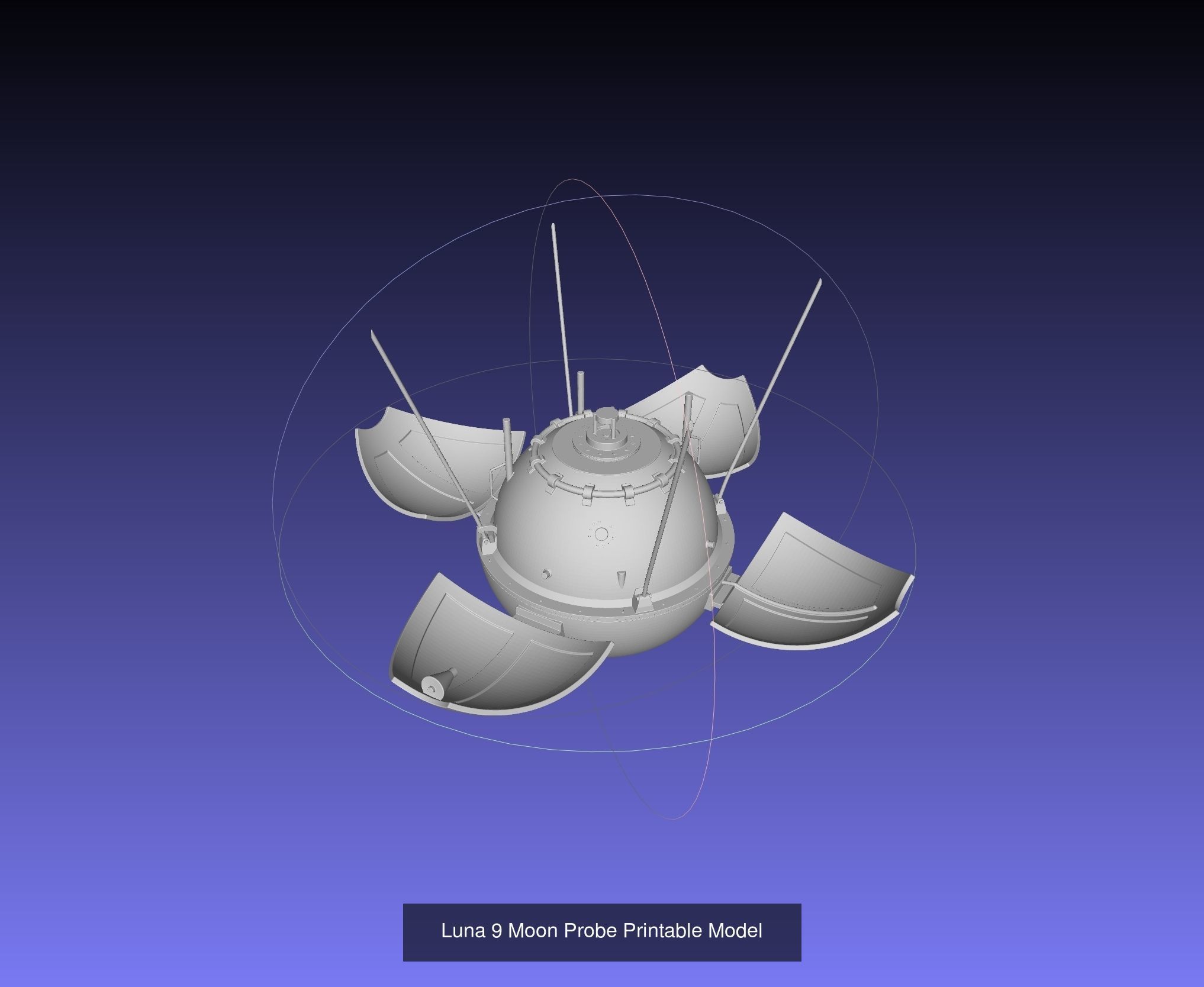 Early Satellites And Spaceprobes Printable Miniatures 3D Model Collection_4