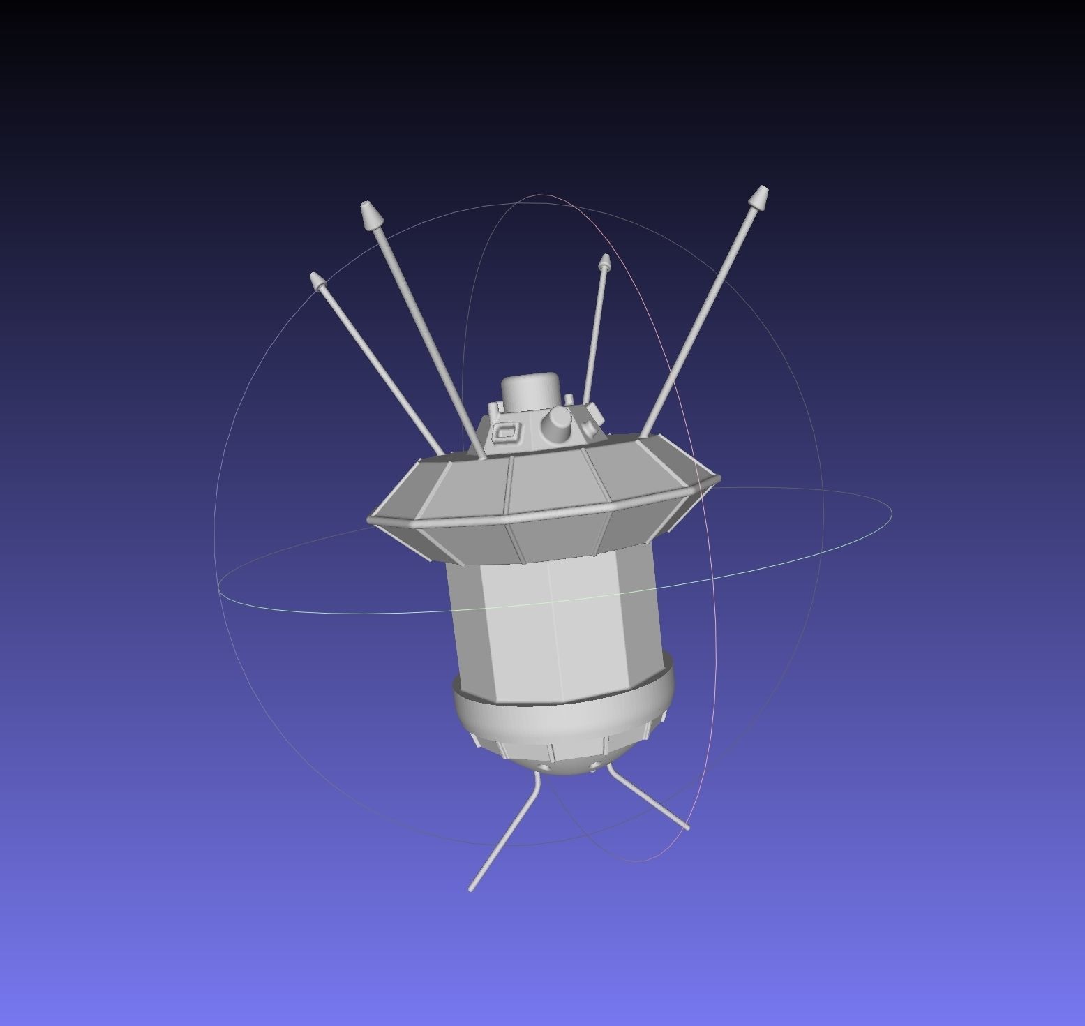 Early Satellites And Spaceprobes Printable Miniatures 3D Model Collection_121