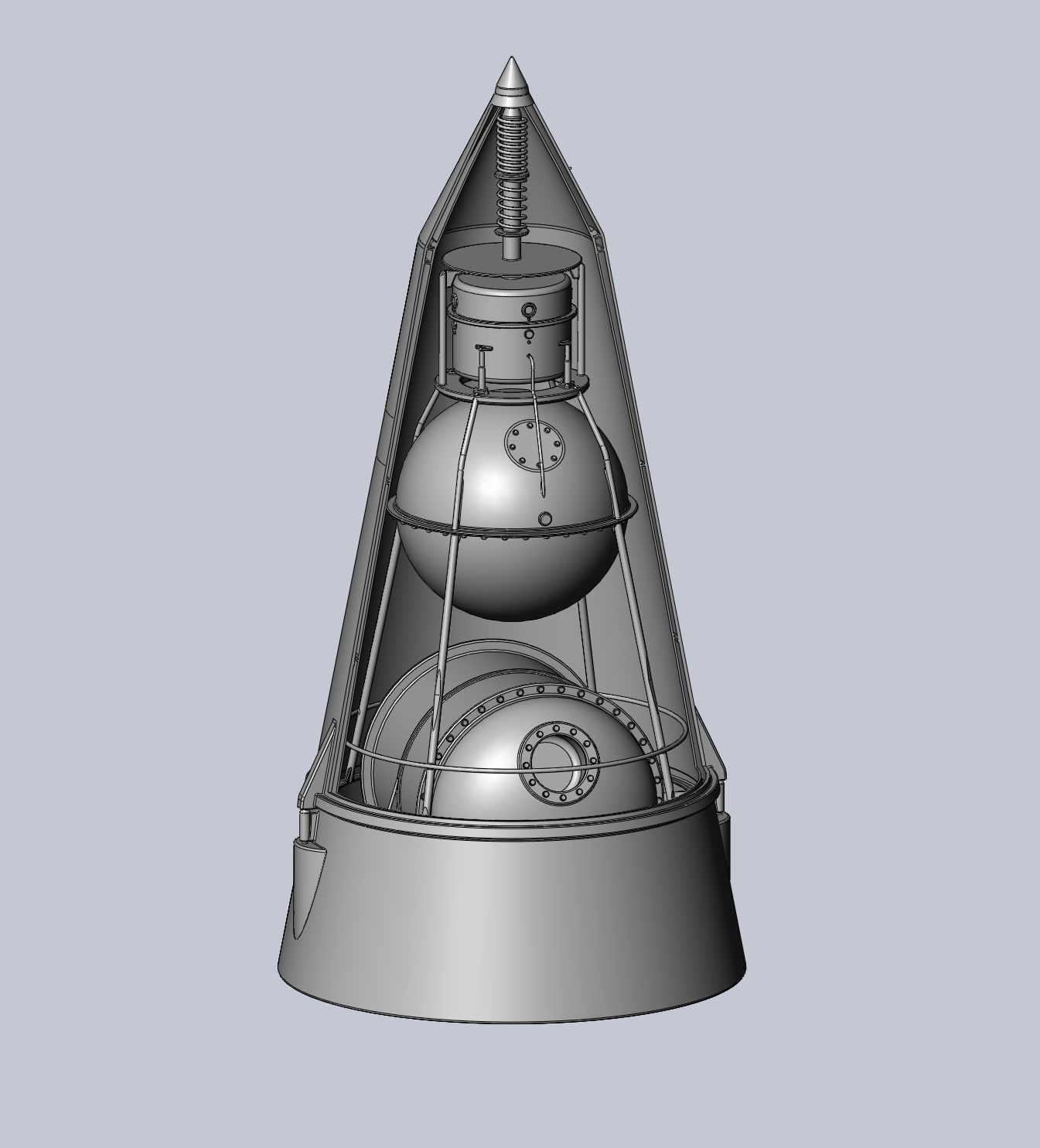 Early Satellites And Spaceprobes Printable Miniatures 3D Model Collection_60