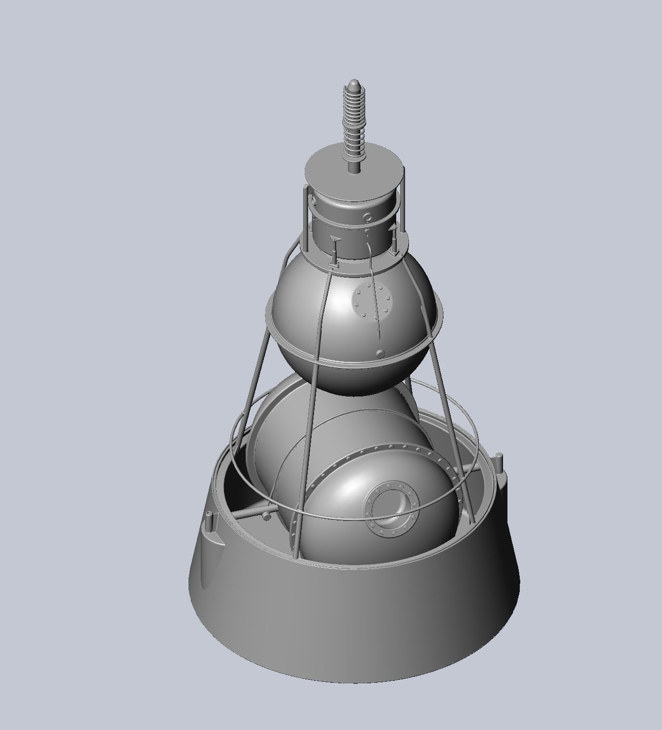 Early Satellites And Spaceprobes Printable Miniatures 3D Model Collection_83