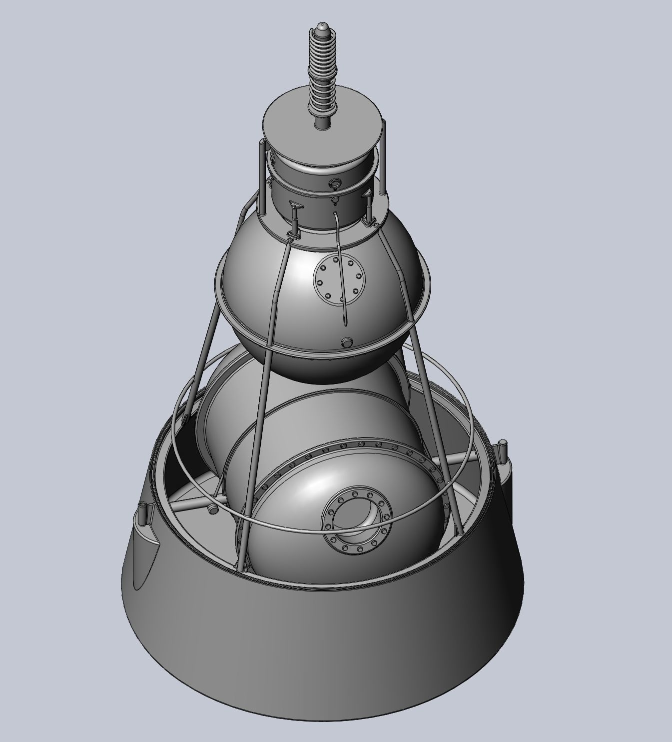 Early Satellites And Spaceprobes Printable Miniatures 3D Model Collection_85