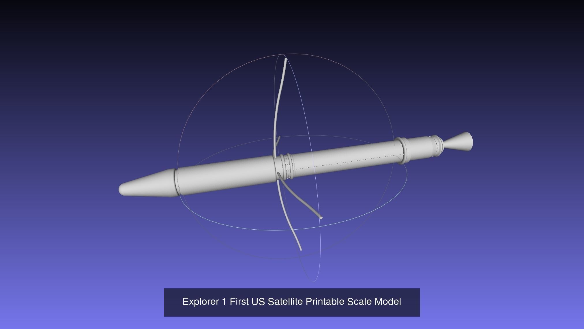 Early Satellites And Spaceprobes Printable Miniatures 3D Model Collection_5