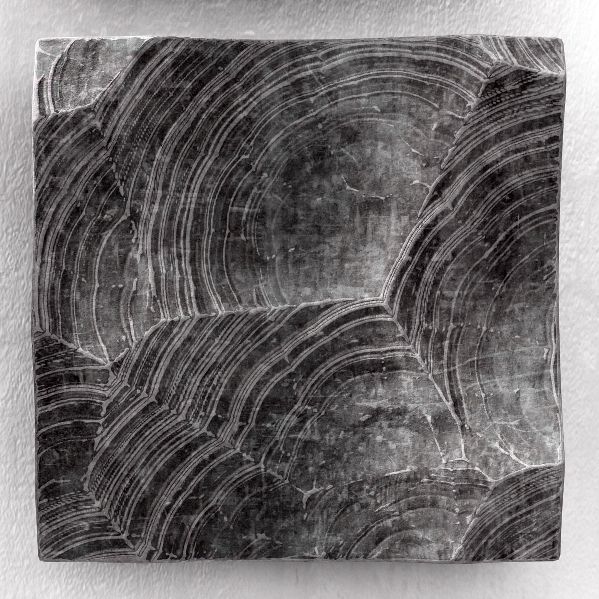 Stone rock decorative panel 3D model_5