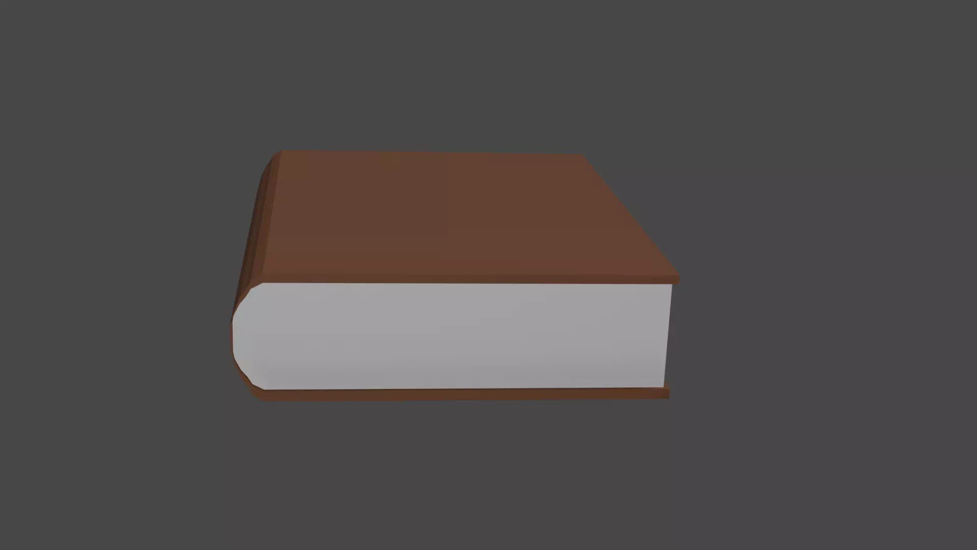 Low Poly Book Free low-poly 3D model_0