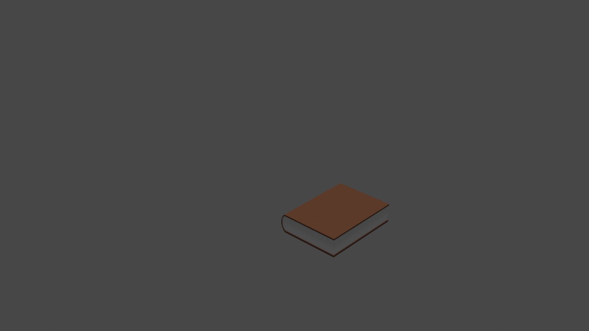 Low Poly Book Free low-poly 3D model_1