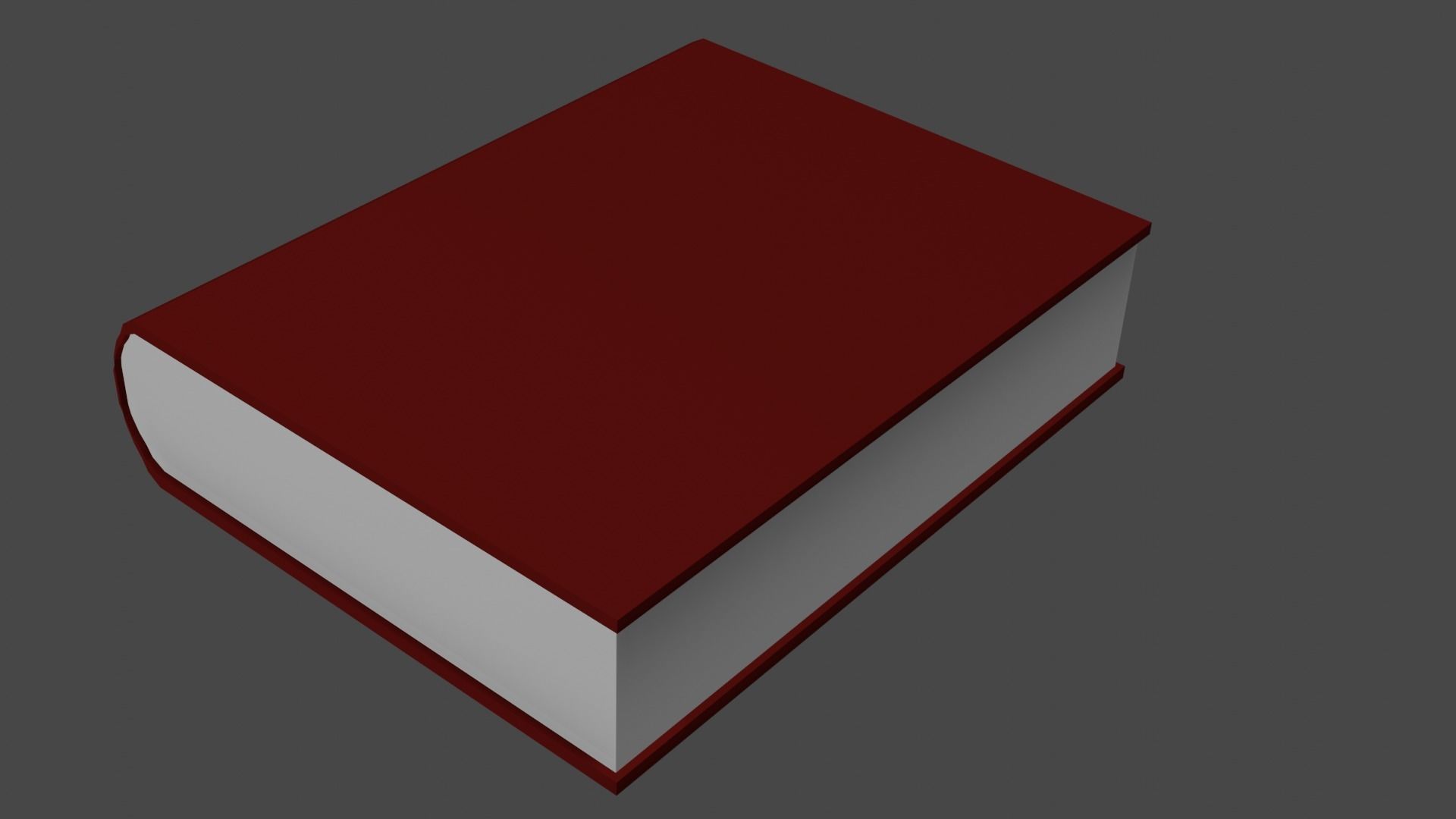 Low Poly Book Free low-poly 3D model_2