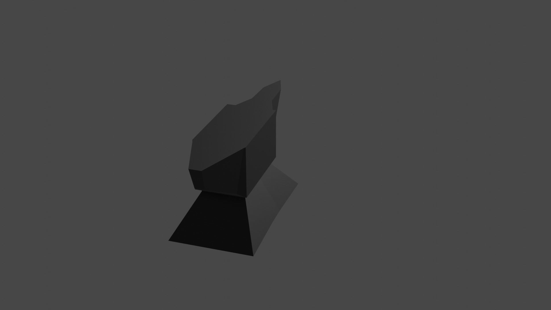 Low Poly Anvil Free low-poly 3D model_5