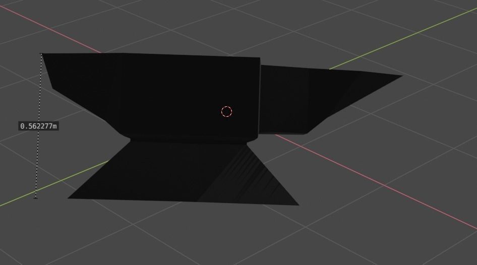 Low Poly Anvil Free low-poly 3D model_3