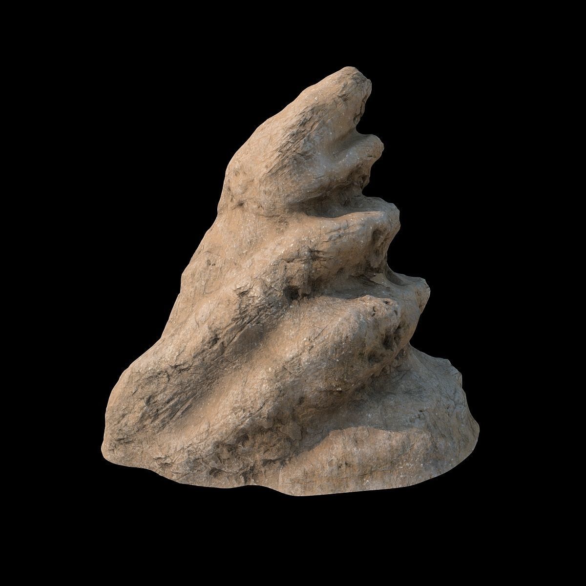 Desert stones models with PBR workflow setup for V-Ray 3D model_2