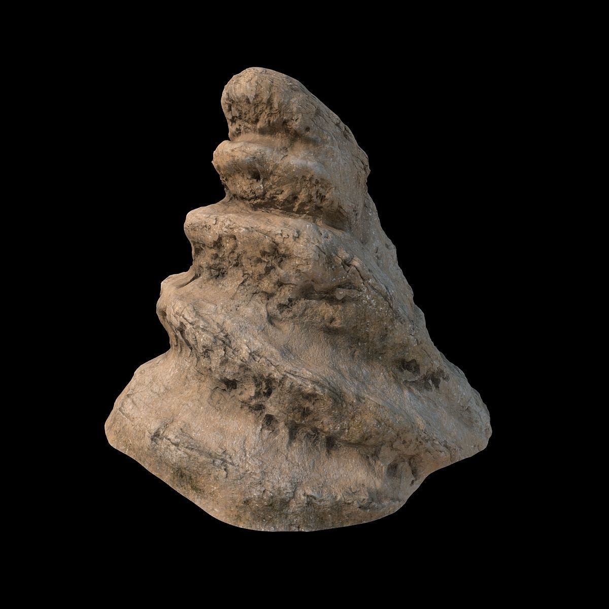 Desert stones models with PBR workflow setup for V-Ray 3D model_1