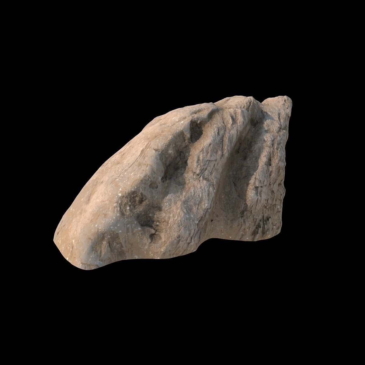 Desert stones models with PBR workflow setup for V-Ray 3D model_4