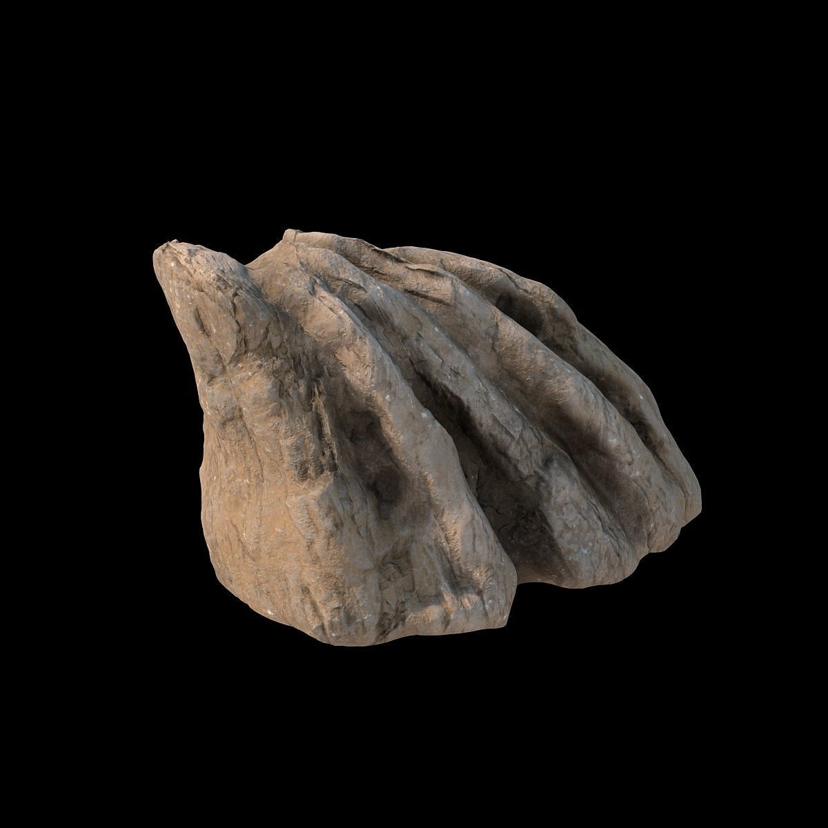 Desert stones models with PBR workflow setup for V-Ray 3D model_5