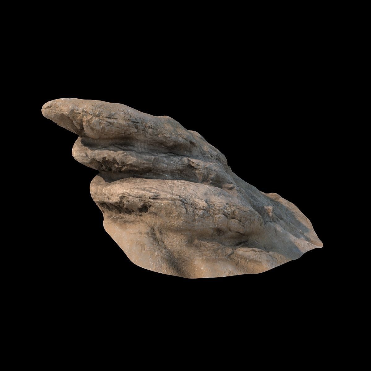 Desert stones models with PBR workflow setup for V-Ray 3D model_10