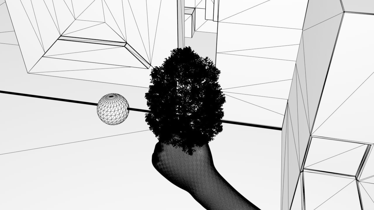 out of hand Free low-poly 3D model_7