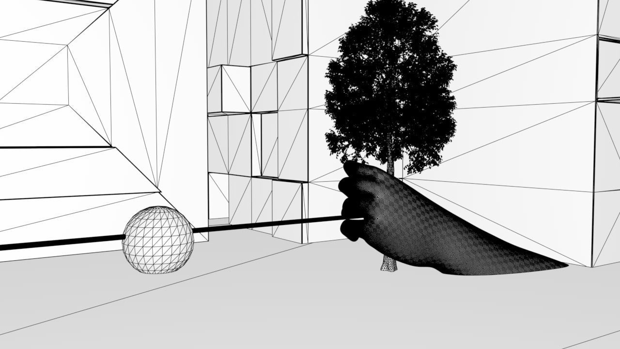 out of hand Free low-poly 3D model_3