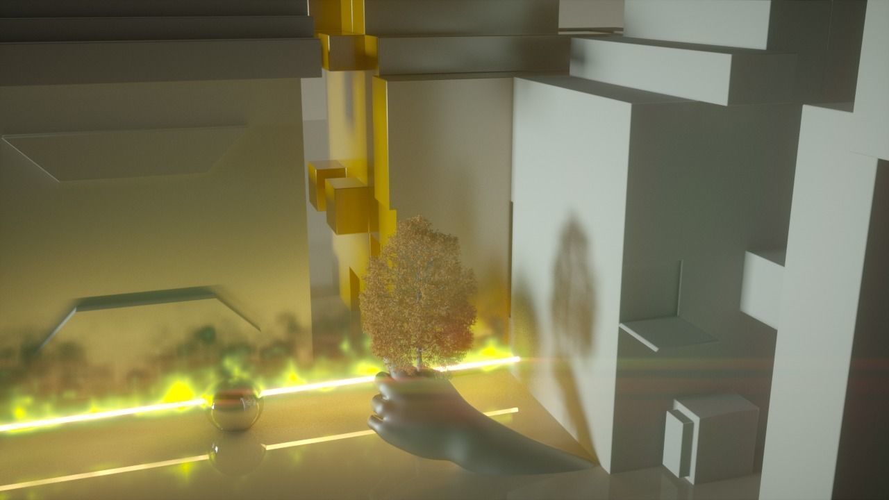 out of hand Free low-poly 3D model_4