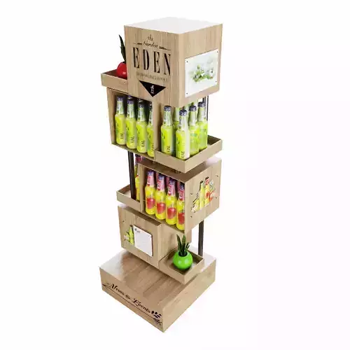 Floor Stand Product Display and Box Sleeve 3D model