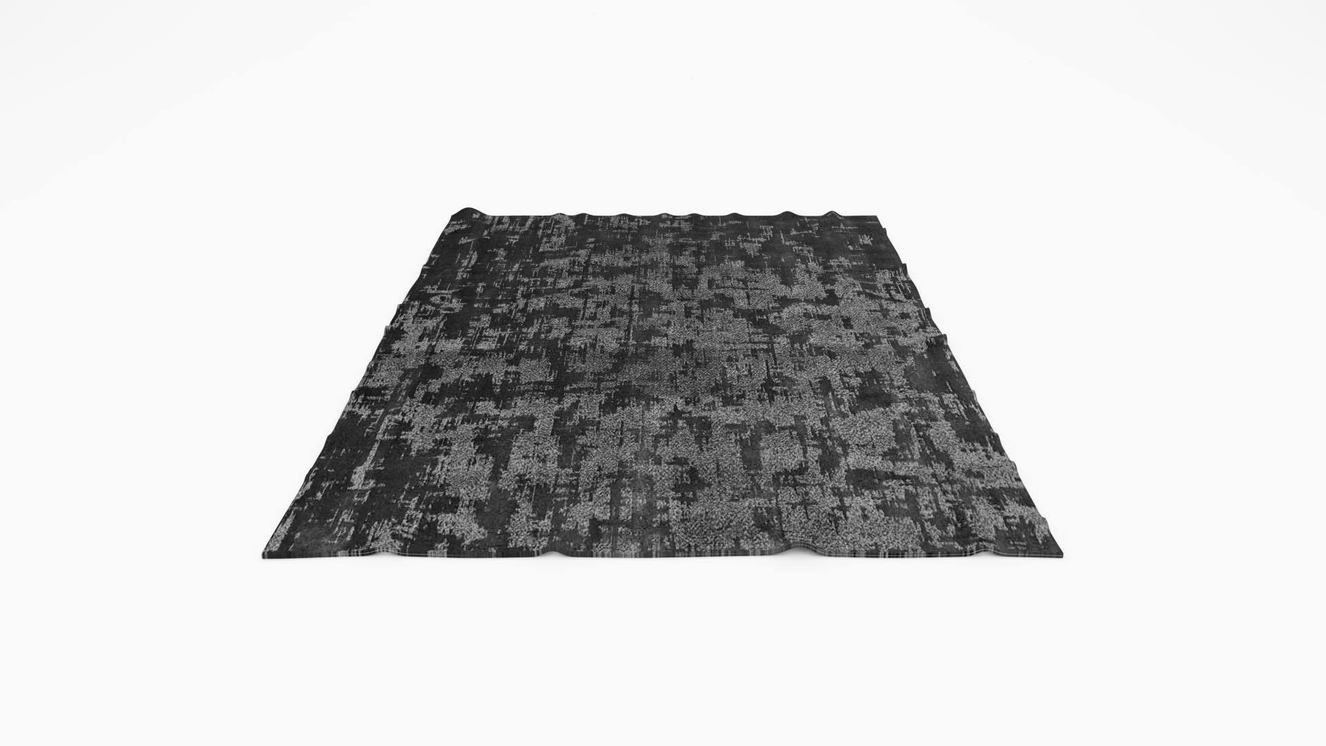 High polygonal carpet Free 3D model_2