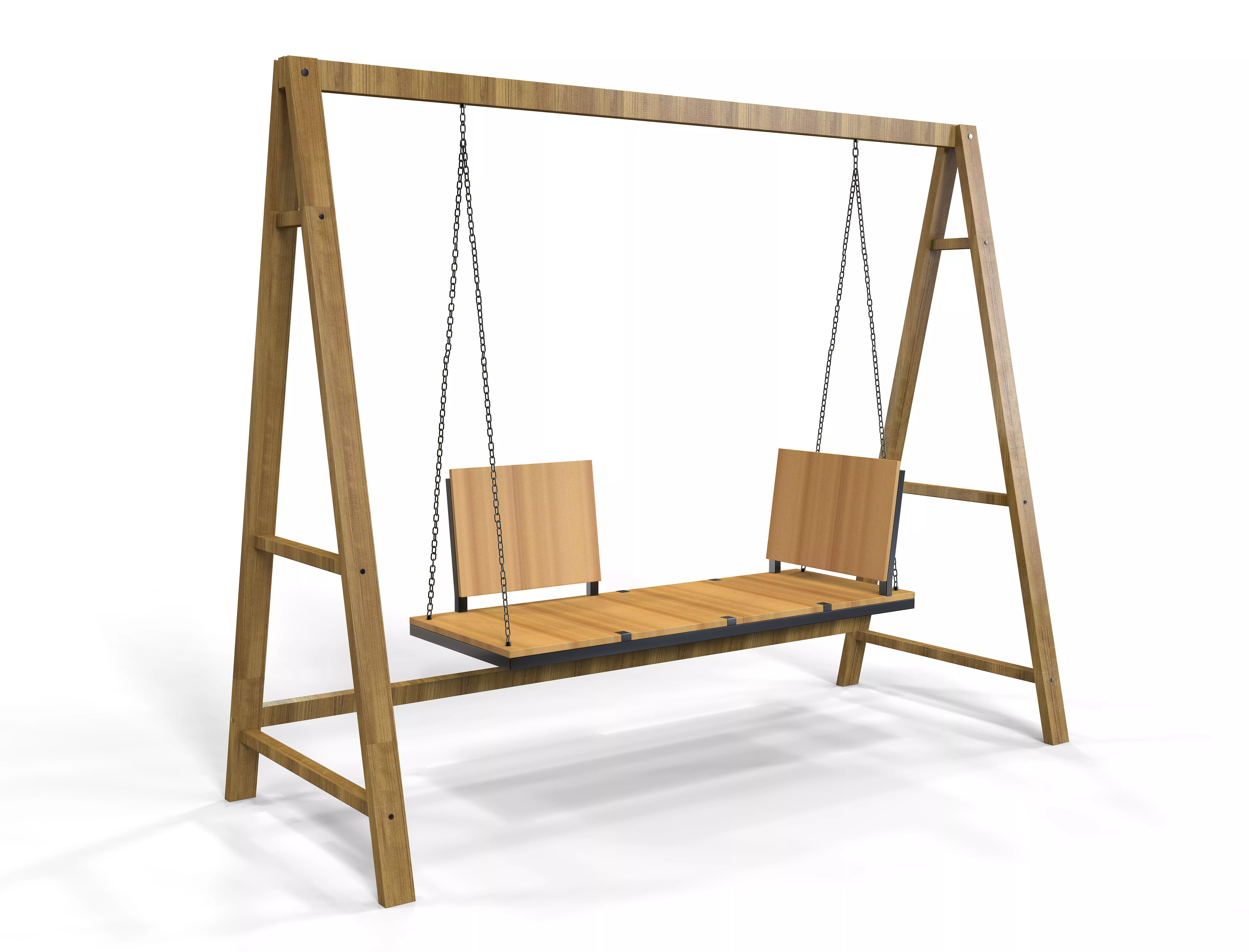 Modern Swing with Seating 3D model