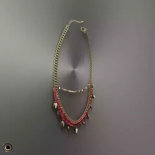 Necklace Product Model 3D model