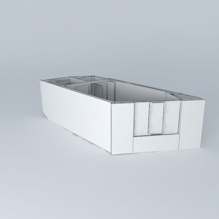 hotel room Free 3D model_4