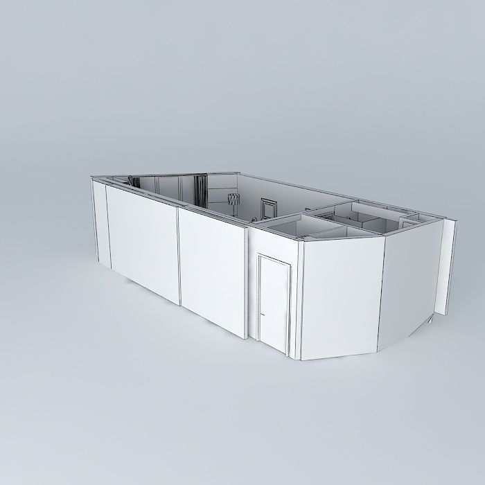 hotel room Free 3D model_3