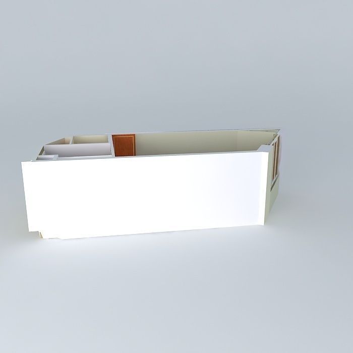 hotel room Free 3D model_2