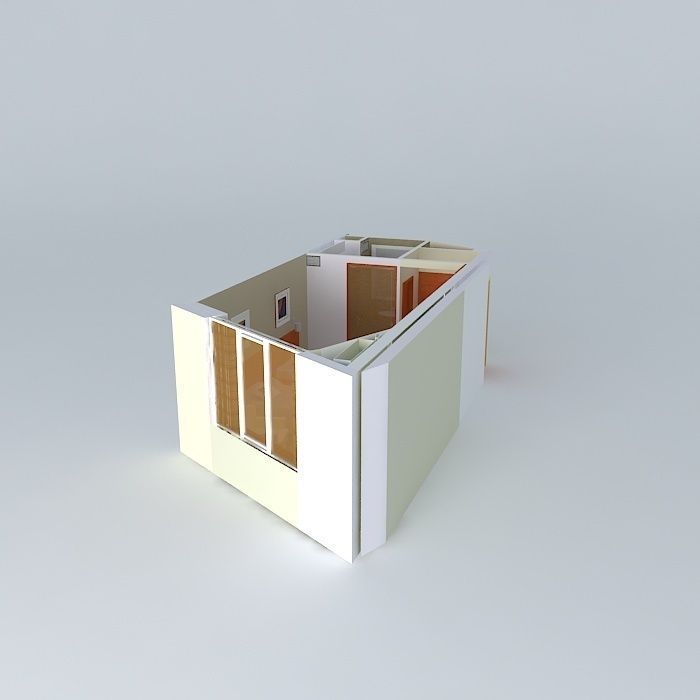 hotel room Free 3D model_1