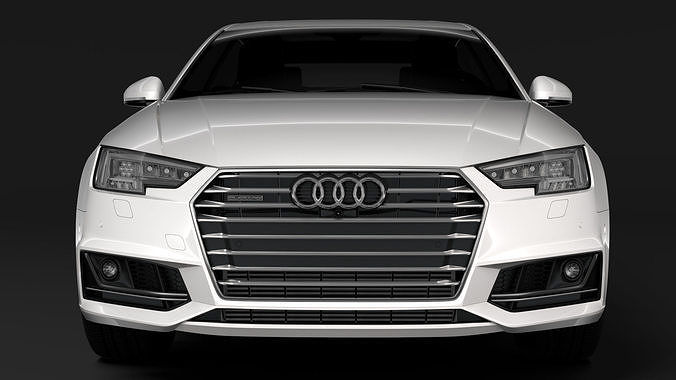 Audi A4 L 45 TFSI quattro S line B9 2016 3D model