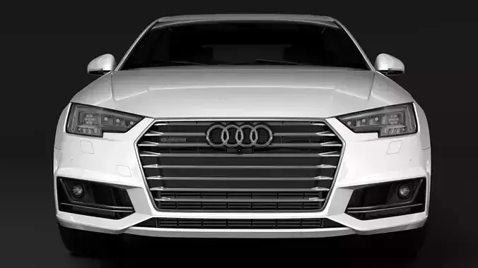 Audi A4 L 45 TFSI quattro S line B9 2016 3D model