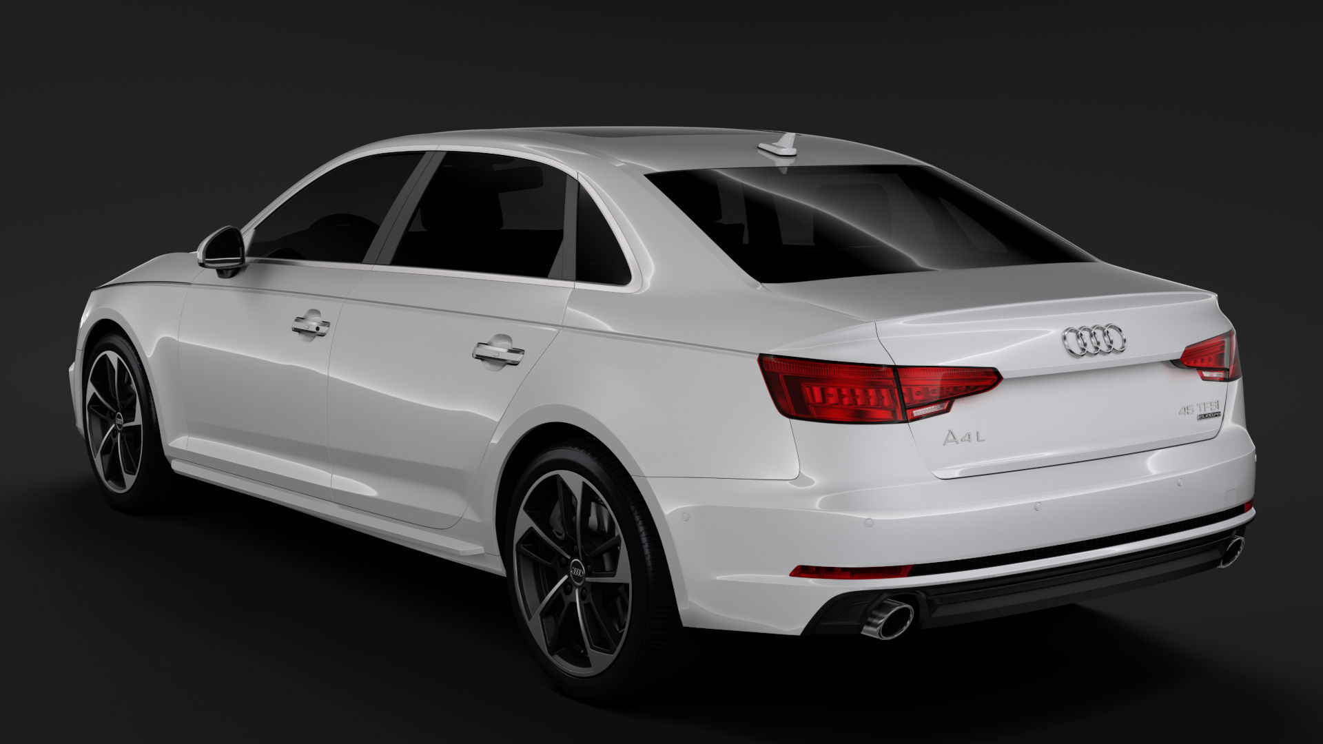 Audi A4 L 45 TFSI quattro S line B9 2016 3D model_10