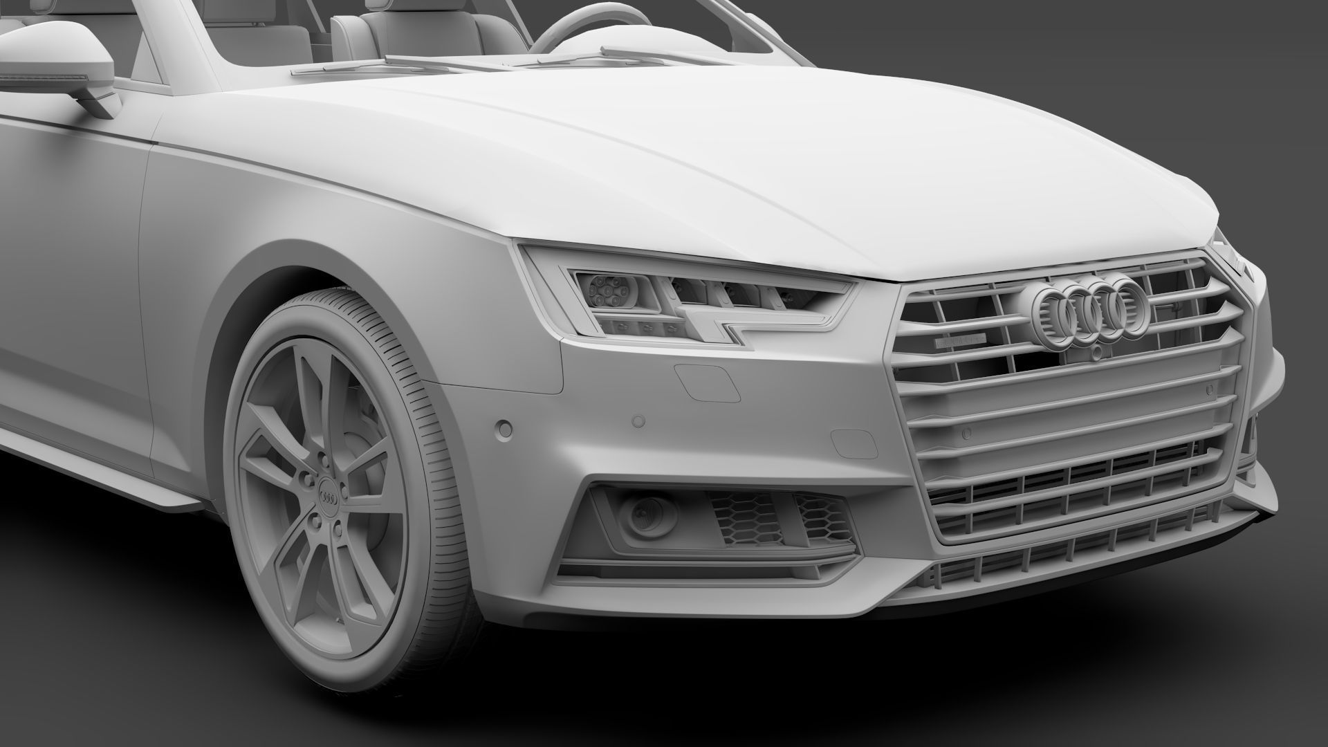 Audi A4 L 45 TFSI quattro S line B9 2016 3D model_12